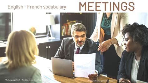 Meetings in French and English